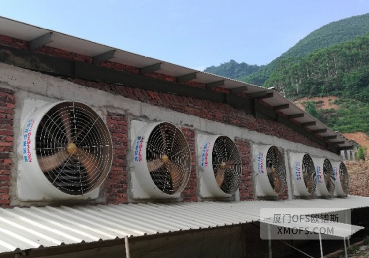 湖南負(fù)壓風(fēng)機(jī)豬場(chǎng)降溫工程案例